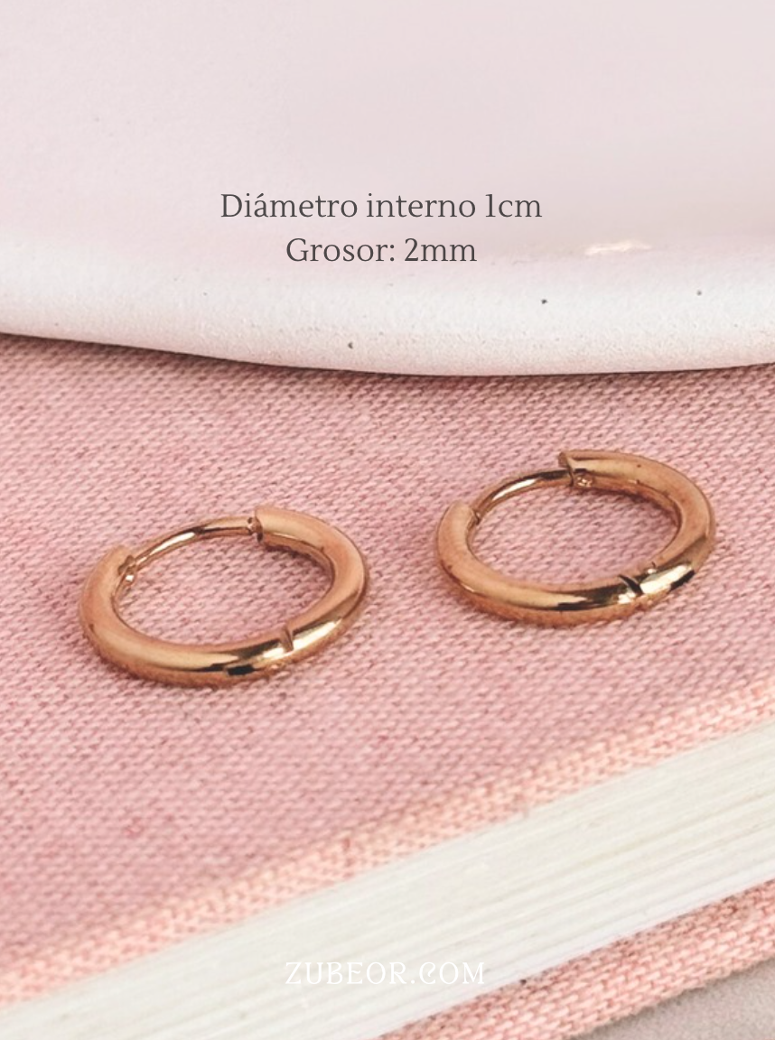 Aretes argollas simples 13
